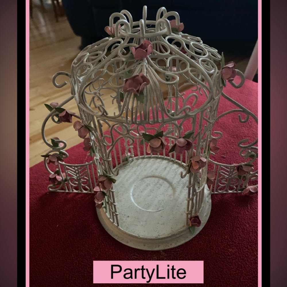 Decorative Rose Garden Gazebo Candle Holder